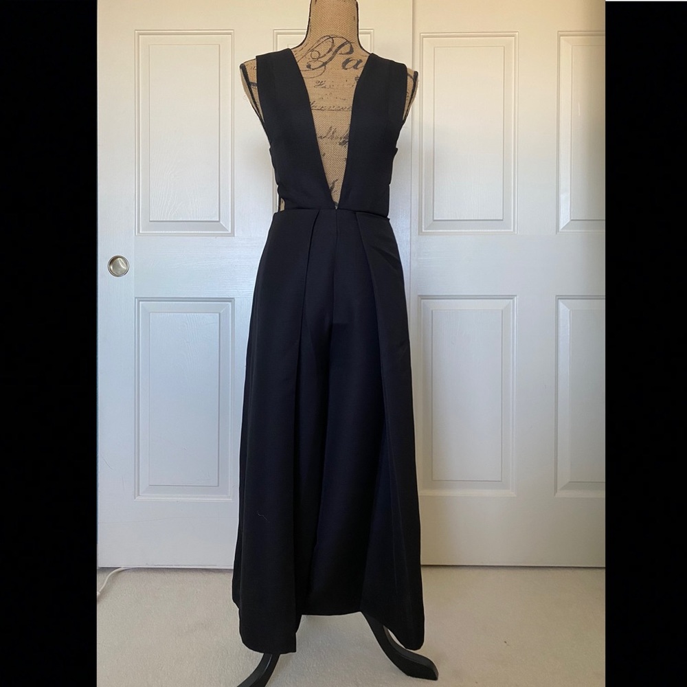 Deep V cutout jumpsuit